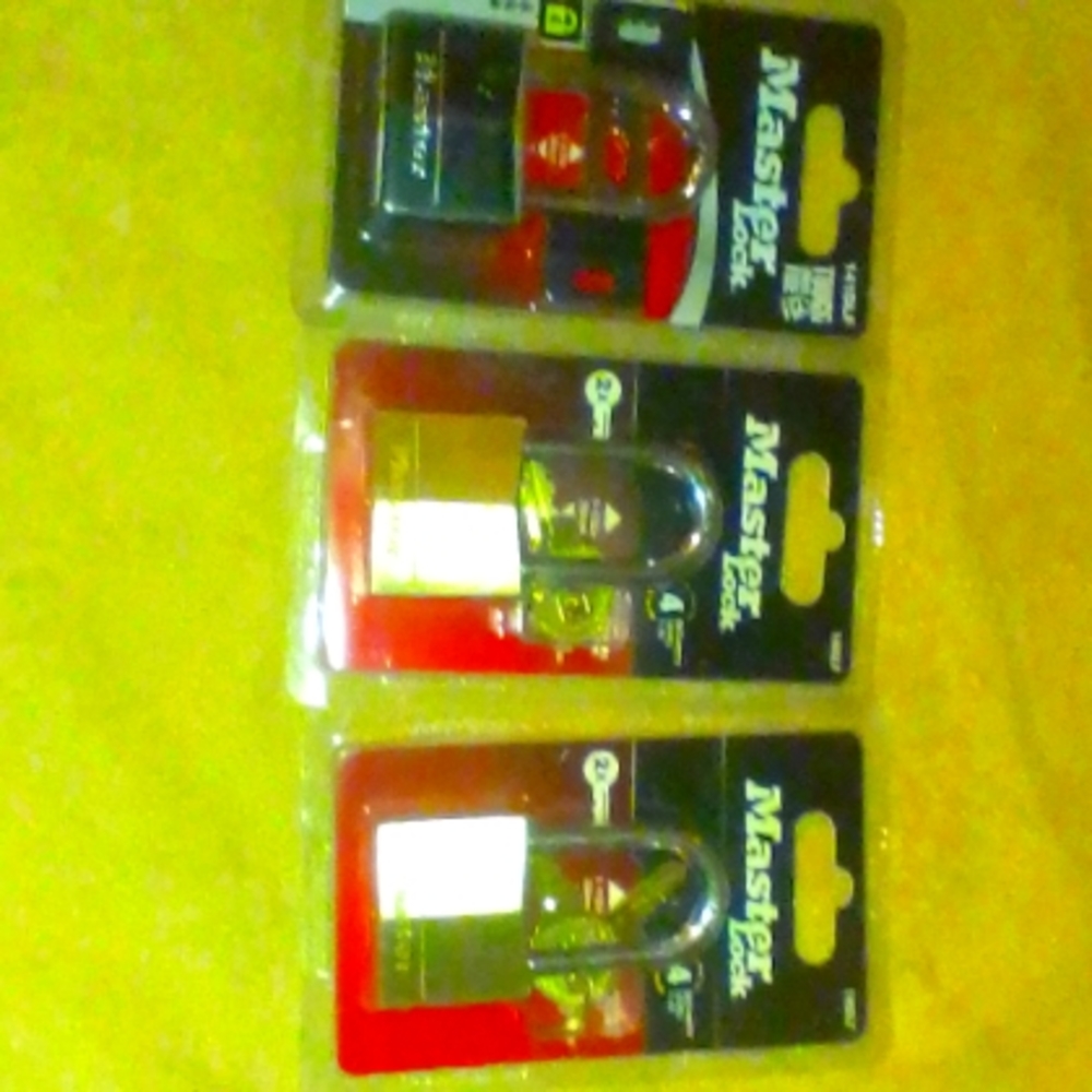 Master lock lot of three.